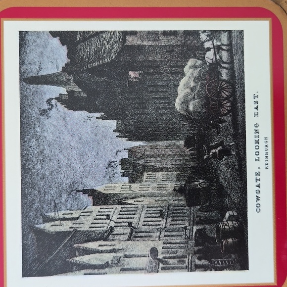 Vintage Pimpernel Edinburgh scene Coasters - Picture 7 of 13